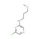 2-Chloro-6-(3-methoxypropylamino)pyrazine (CAS 941294-49-1) - chemical structure image
