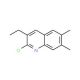2-Chloro-6,7-dimethyl-3-ethylquinoline (CAS 1031928-14-9) - chemical structure image