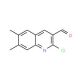 2-Chloro-6,7-dimethylquinoline-3-carboxaldehyde (CAS 94856-39-0) - chemical structure image