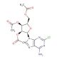 2-Chloro-6-amino-9-(2′,3′,5′-tri-O-acetyl-β-D-ribofuranosyl)purine (CAS 79999-39-6) - chemical structure image