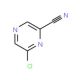 2-Chloro-6-cyanopyrazine (CAS 6863-74-7) - chemical structure image