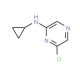 2-Chloro-6-cyclopropylaminopyrazine (CAS 941294-47-9) - chemical structure image