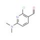 2-Chloro-6-(dimethylamino)nicotinaldehyde - chemical structure image