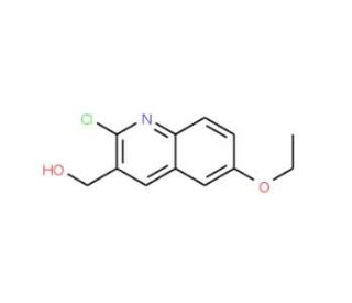 2-Chloro-6-ethoxyquinoline-3-methanol (CAS 333408-52-9) - chemical structure image