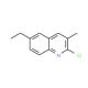 2-Chloro-6-ethyl-3-methylquinoline (CAS 132118-29-7) - chemical structure image