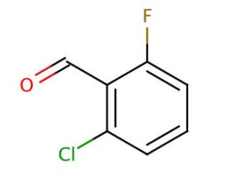 2-Chloro-6-fluorobenzaldehyde (CAS 387-45-1) - chemical structure image