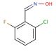 2-Chloro-6-fluorobenzaldoxime (CAS 443-33-4) - chemical structure image