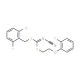 (2-Chloro-6-fluorobenzyl) [2-(2-fluorophenoxy)ethyl] cyanocarbonimidodithioate - chemical structure image