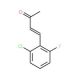 2-Chloro-6-fluorobenzylideneacetone (CAS 175136-82-0) - chemical structure image