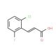 2-Chloro-6-fluorocinnamic acid, predominantly trans (CAS 392-22-3) - chemical structure image