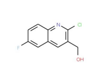 2-Chloro-6-fluoroquinoline-3-methanol (CAS 1017403-67-6) - chemical structure image