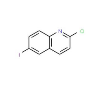 2-Chloro-6-iodo-quinoline (CAS 124467-20-5) - chemical structure image