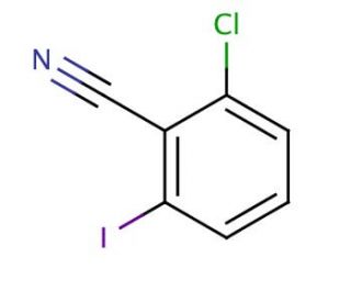 2-Chloro-6-iodobenzonitrile (CAS 89642-53-5) - chemical structure image