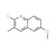 2-Chloro-6-methoxy-3-methylquinoline (CAS 123990-76-1) - chemical structure image