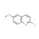 2-Chloro-6-methoxy-quinoline (CAS 13676-02-3) - chemical structure image
