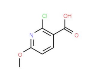 2-Chloro-6-methoxynicotinic acid (CAS 503000-87-1) - chemical structure image