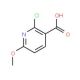 2-Chloro-6-methoxynicotinic acid (CAS 503000-87-1) - chemical structure image