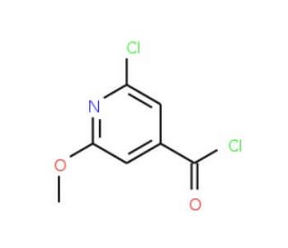 2-Chloro-6-methoxypyridine-4-carbonyl chloride (CAS 116853-97-5) - chemical structure image