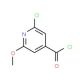 2-Chloro-6-methoxypyridine-4-carbonyl chloride (CAS 116853-97-5) - chemical structure image
