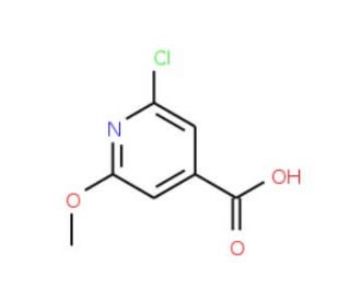 2-Chloro-6-methoxypyridine-4-carboxylic acid (CAS 15855-06-8) - chemical structure image
