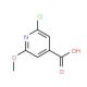 2-Chloro-6-methoxypyridine-4-carboxylic acid (CAS 15855-06-8) - chemical structure image