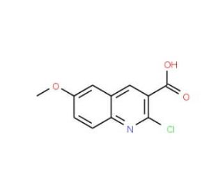2-chloro-6-methoxyquinoline-3-carboxylic acid - chemical structure image