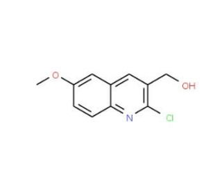 2-Chloro-6-methoxyquinoline-3-methanol (CAS 92172-83-3) - chemical structure image