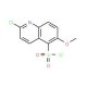 2-chloro-6-methoxyquinoline-5-sulfonyl chloride - chemical structure image