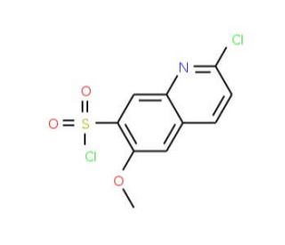 2-chloro-6-methoxyquinoline-7-sulfonyl chloride - chemical structure image