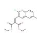 2-Chloro-6-methyl-3-(2,2-diethoxycarbonyl)vinylquinoline (CAS 1031928-55-8) - chemical structure image