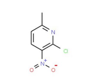 2-Chloro-6-methyl-3-nitropyridine (CAS 56057-19-3) - chemical structure image