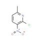 2-Chloro-6-methyl-3-nitropyridine (CAS 56057-19-3) - chemical structure image