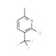 2-Chloro-6-methyl-3-(trifluoromethyl)pyridine - chemical structure image