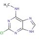 2-Chloro-6(methylamino)purine (CAS 82499-02-3) - chemical structure image