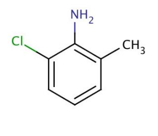 2-Chloro-6-methylaniline (CAS 87-63-8) - chemical structure image