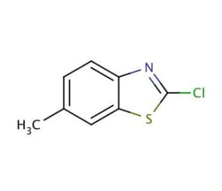 2-Chloro-6-methylbenzothiazole (CAS 3507-26-4) - chemical structure image