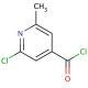 2-Chloro-6-methylpyridine-4-carbonyl chloride (CAS 26413-58-1) - chemical structure image