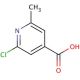 2-Chloro-6-methylpyridine-4-carboxylic acid (CAS 25462-85-5) - chemical structure image