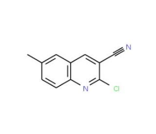 2-Chloro-6-methylquinoline-3-carbonitrile (CAS 483287-37-2) - chemical structure image