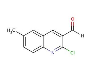 2-Chloro-6-methylquinoline-3-carboxaldehyde (CAS 73568-27-1) - chemical structure image