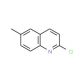 2-Chloro-6-methylquinoline (CAS 4295-11-8) - chemical structure image