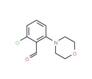 2-chloro-6-(morpholin-4-yl)benzaldehyde - chemical structure image
