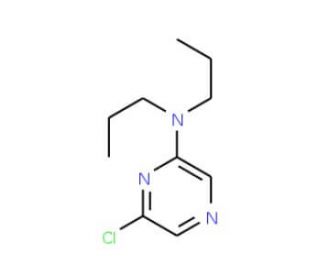 2-Chloro-6-(N,N-dipropylamino)pyrazine (CAS 957065-91-7) - chemical structure image