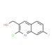 2-Chloro-7-fluoroquinoline-3-methanol (CAS 1017429-31-0) - chemical structure image