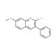 2-Chloro-7-methoxy-3-phenylquinoline (CAS 85274-56-2) - chemical structure image