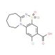 2-chloro-8,9,10,11-tetrahydro-7H-azepino[2,1-c][1,2,4]benzothiadiazine-3-carboxylic acid 5,5-dioxide - chemical structure ima