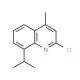 2-chloro-8-isopropyl-4-methylquinoline - chemical structure image