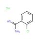 2-Chloro-benzamidine hydrochloride (CAS 45743-05-3) - chemical structure image
