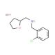 (2-Chloro-benzyl)-(tetrahydro-furan-2-ylmethyl)-amine hydrobromide - chemical structure image