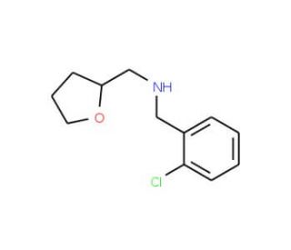 (2-Chloro-benzyl)-(tetrahydro-furan-2-ylmethyl)-amine - chemical structure image